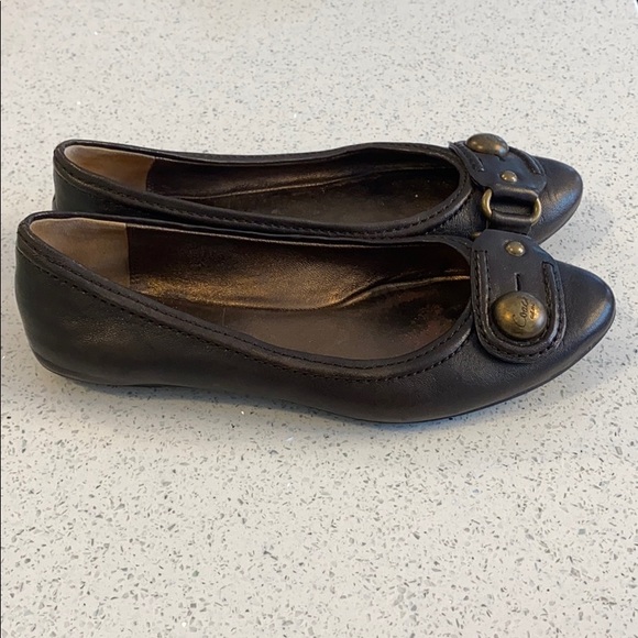 Brown leather Coach flats - Picture 3 of 6